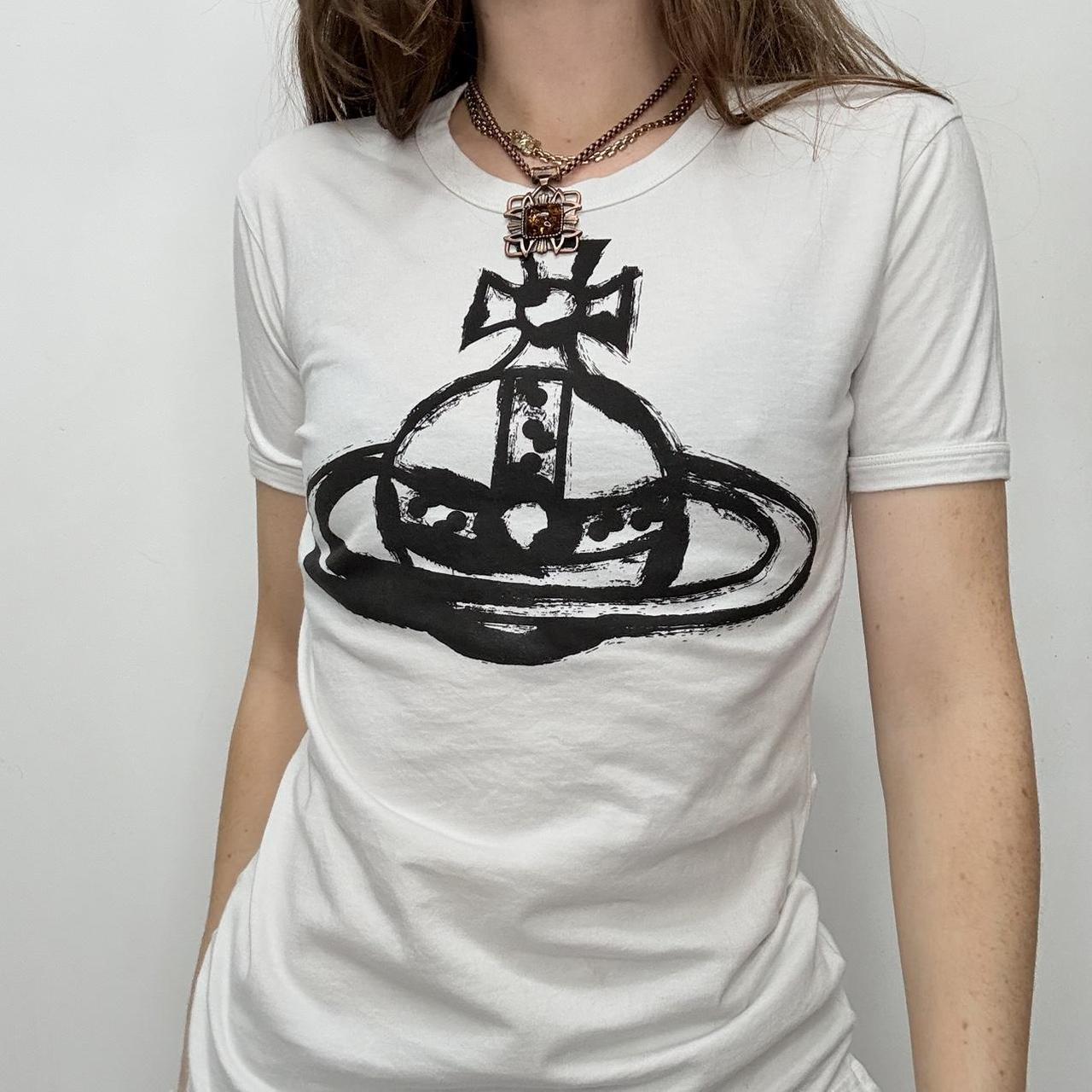 White Vivienne westwood baby tee