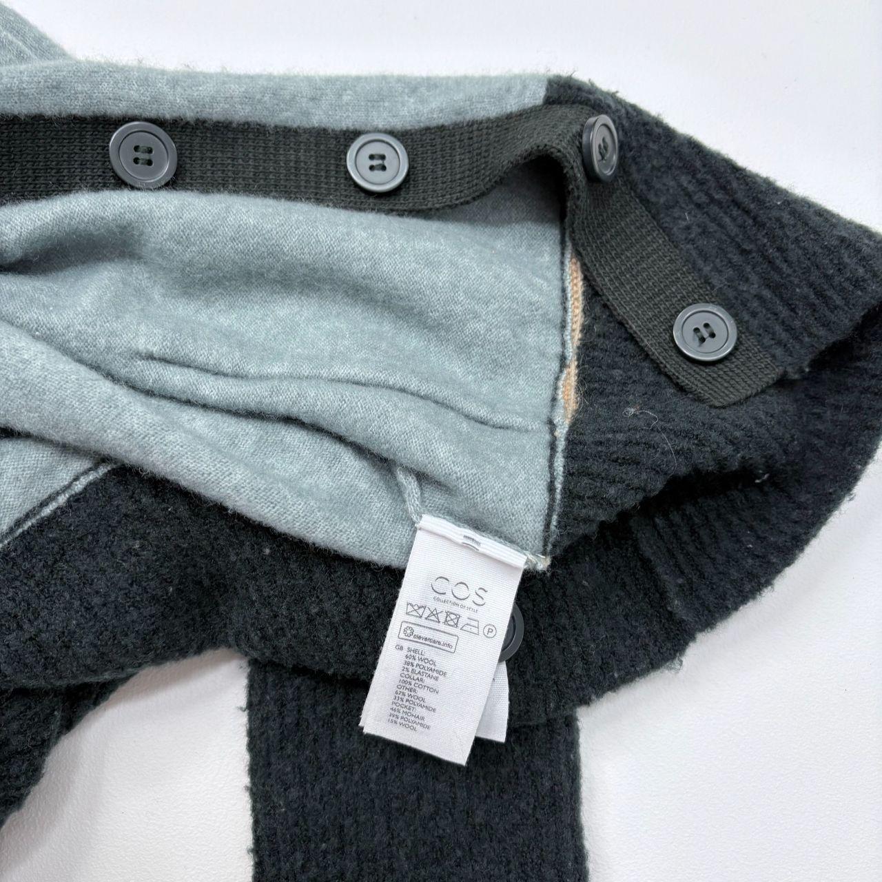 Wool knit slouchy cardigan