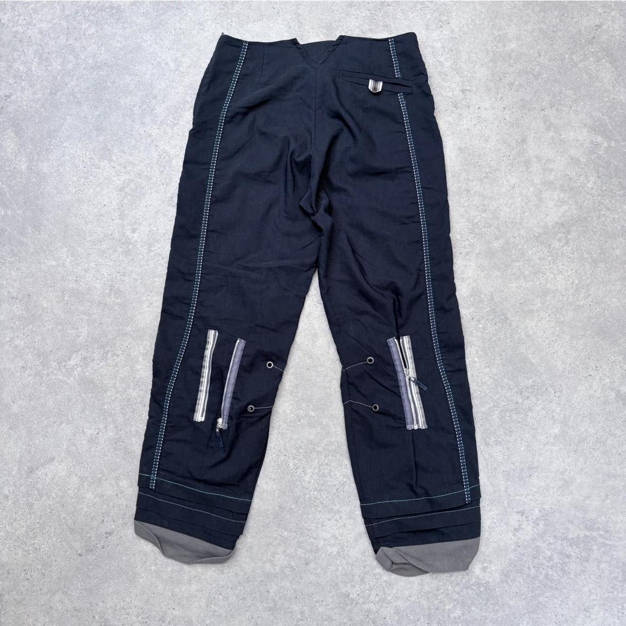 Low-rise corset cropped pants