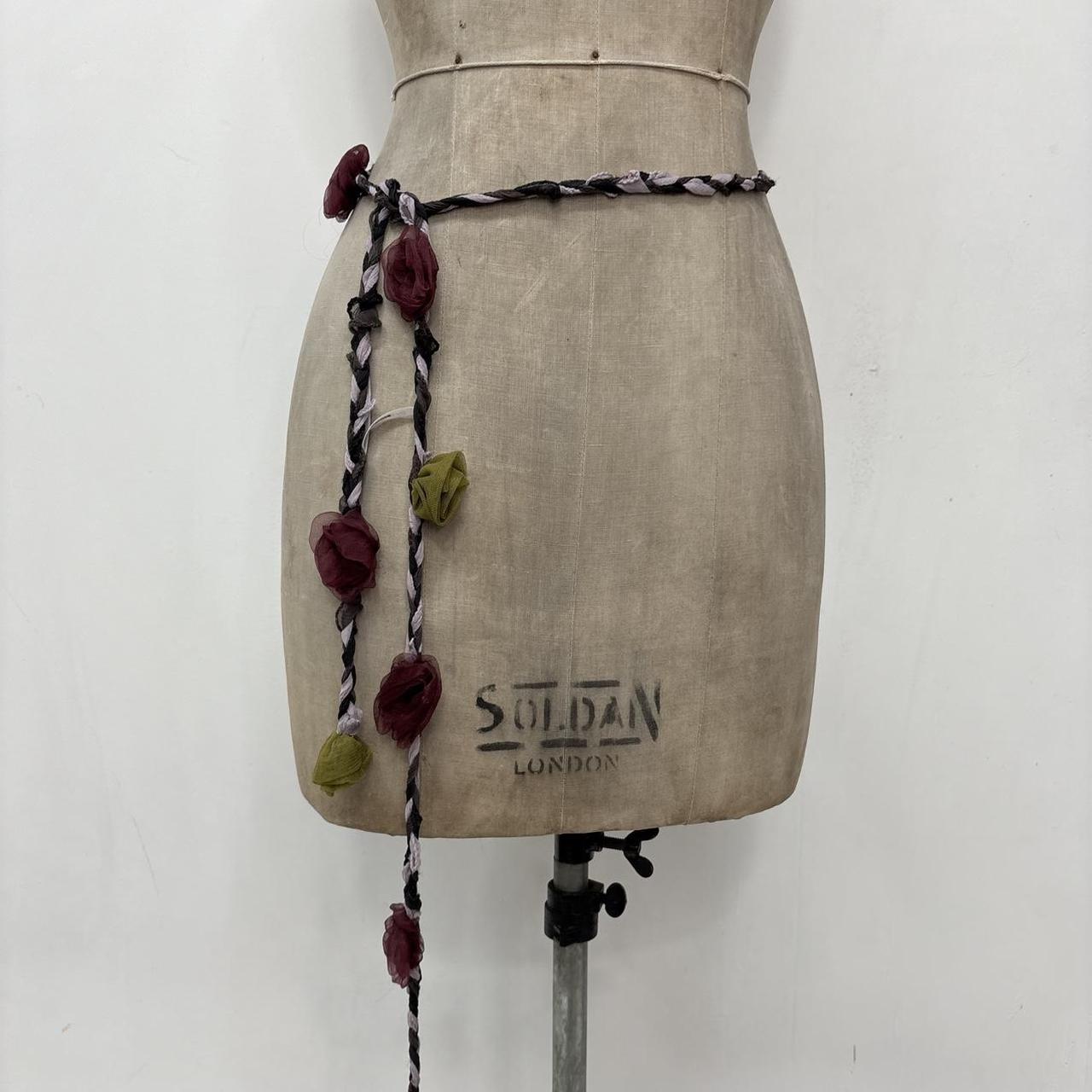 Woven flower fairy boho belt