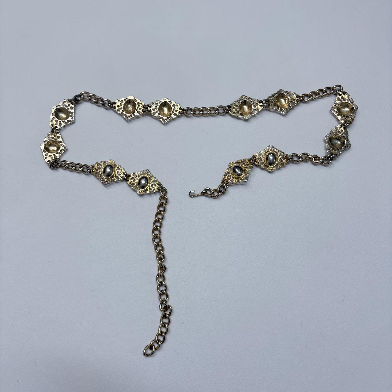 Chunky gold waist chain belt