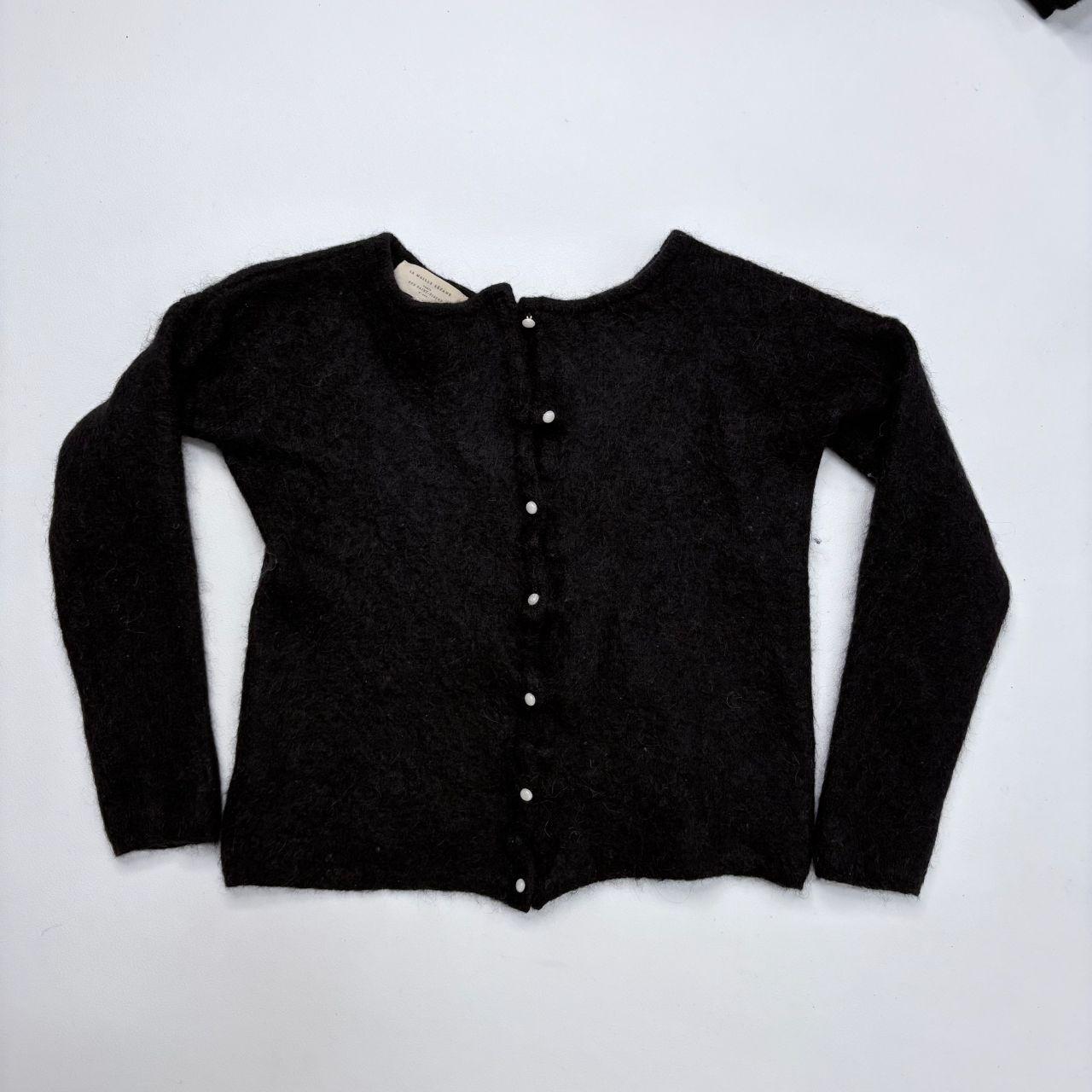 Black mohair sezane cardigan