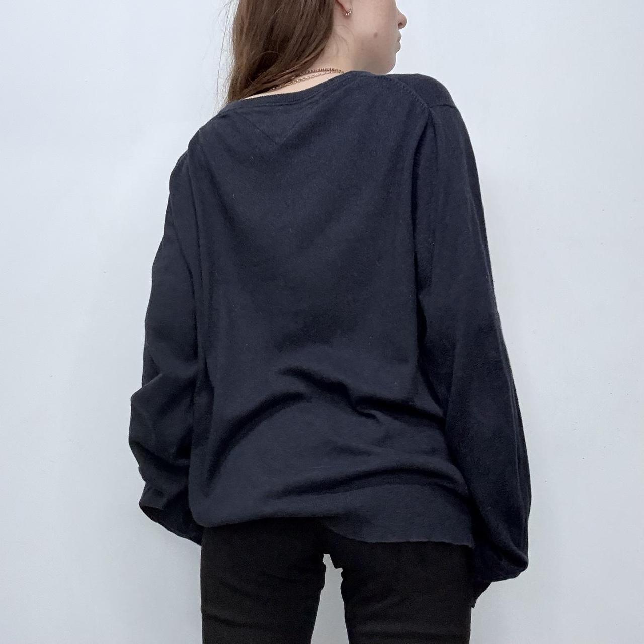 Navy blue slouchy oversized jumper