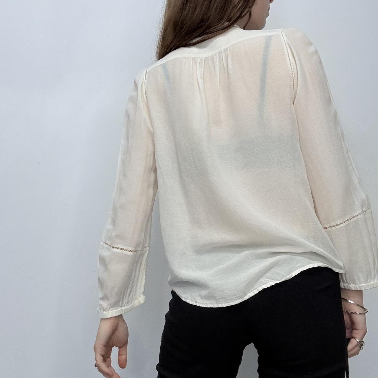 Sheer lace Chloé blouse