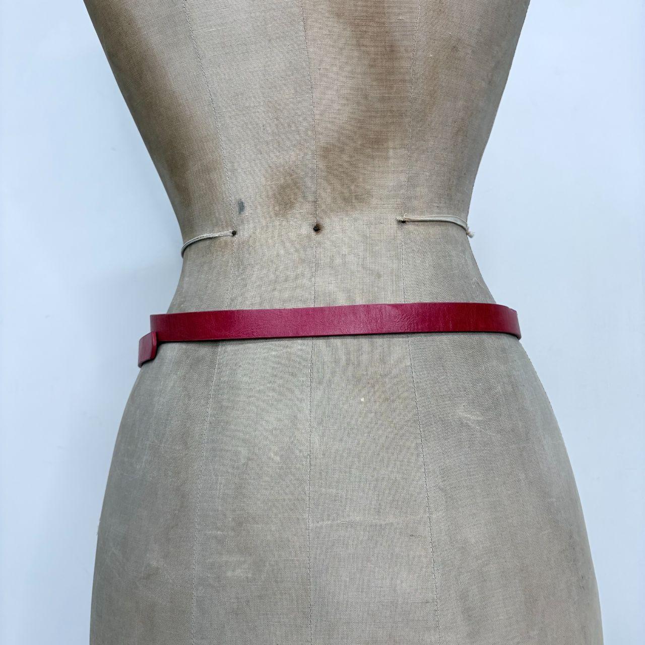 Red bow waist belt