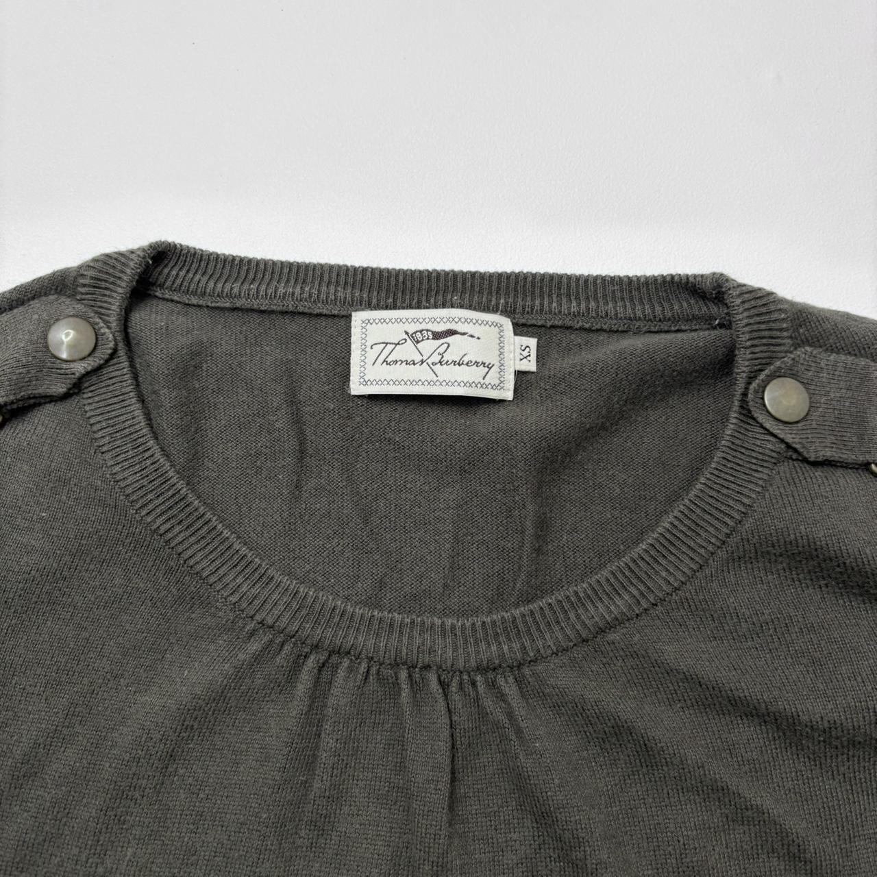 Khaki military Burberry jumper