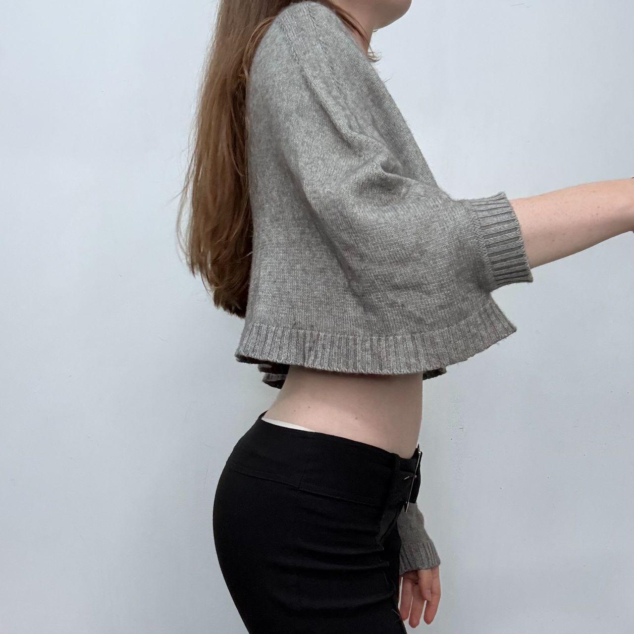 Grey wool asymmetric Cop Copine jumper