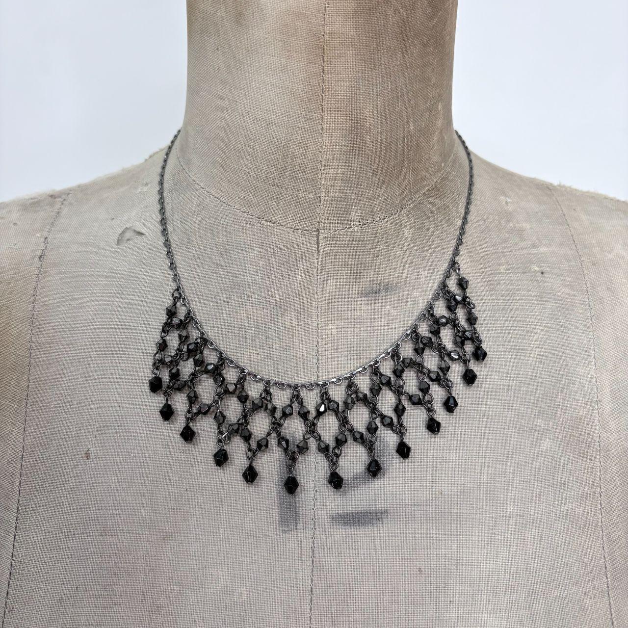 Gothic beaded grunge necklace