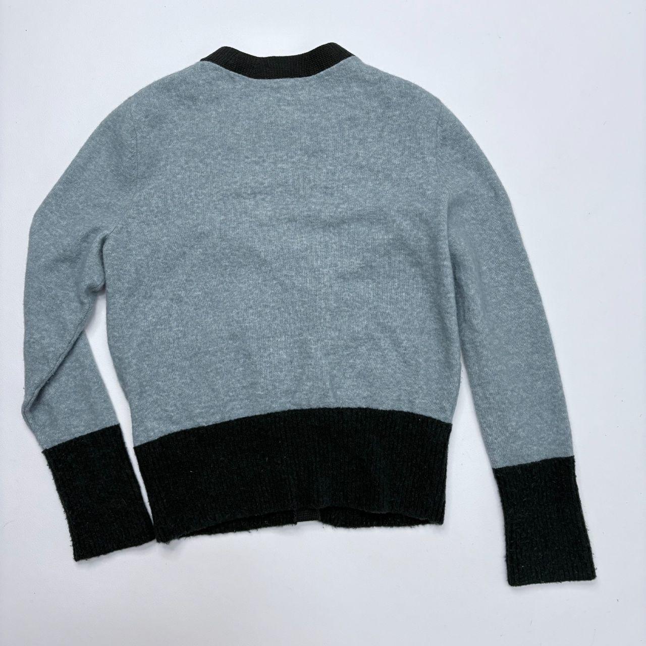 Wool knit slouchy cardigan