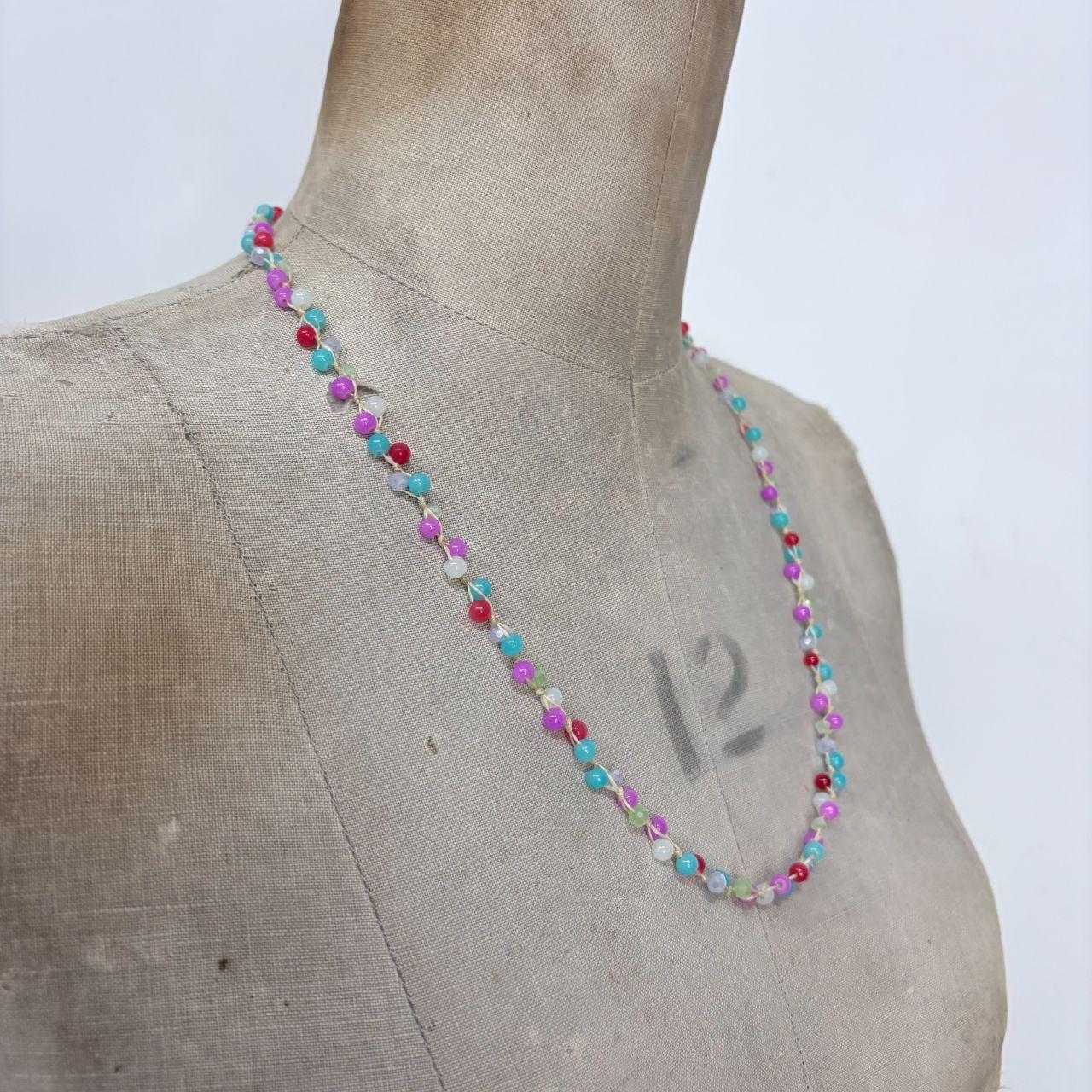 Beaded summer necklace