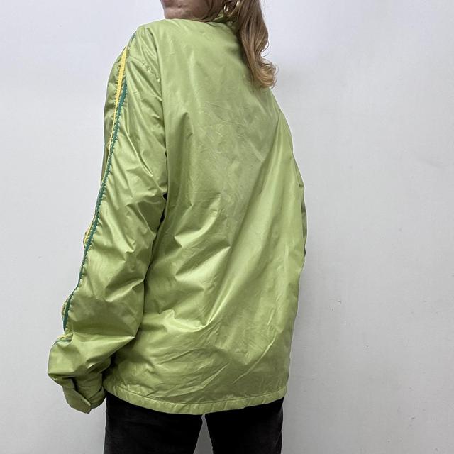 Nylon varsity bomber jacket