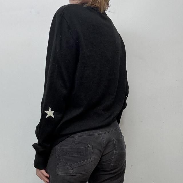 Graphic symbols black cardigan