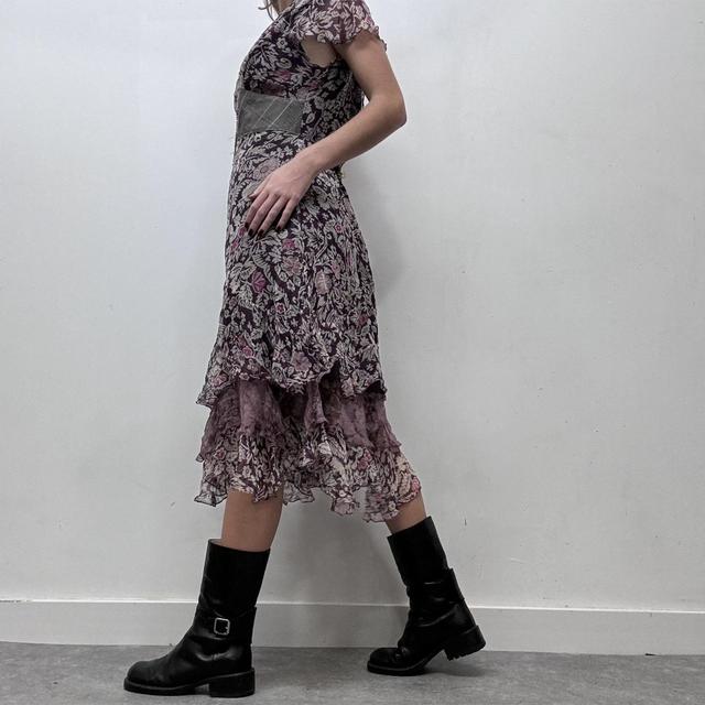 Silk ruffle twee dress