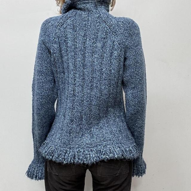 Hippy ribbed tassel knit jumper