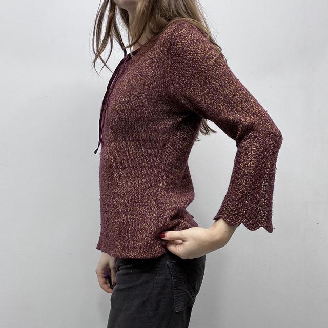 Flared purple gothic fairy jumper