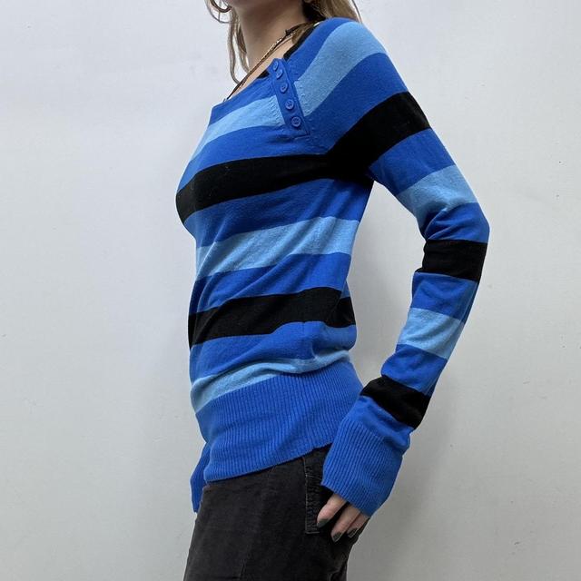 Vintage striped slouchy jumper