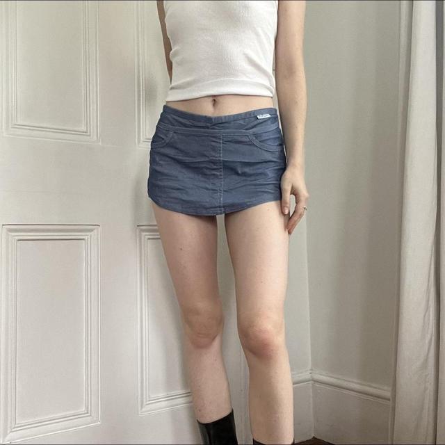 Denim Mini skort