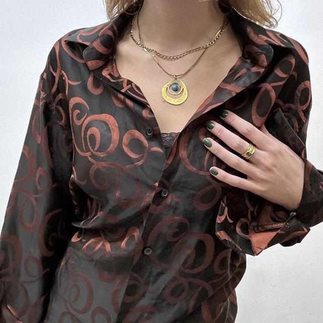 Vintage printed versace shirt
