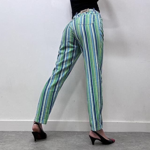 Pinstripe straight leg y2k jeans