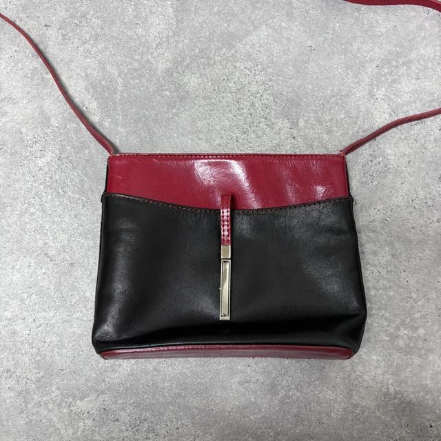 Leather cargo messenger bag