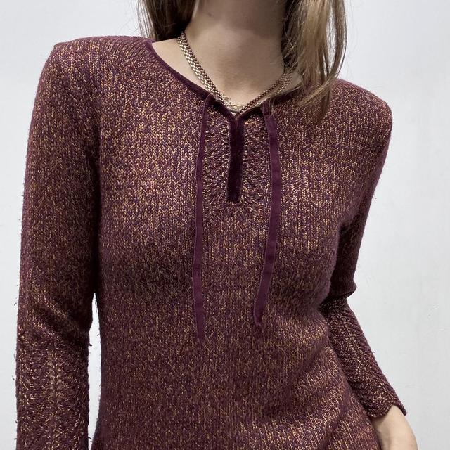 Flared purple gothic fairy jumper