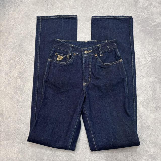 Dark wash salvage jeans