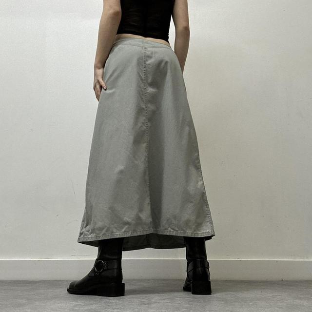 Khaki aline maxi skirt