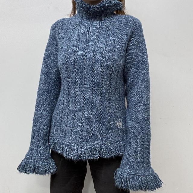 Hippy ribbed tassel knit jumper
