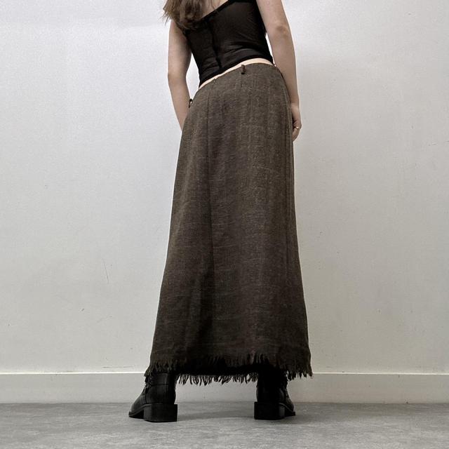 Preppy check tweed skirt