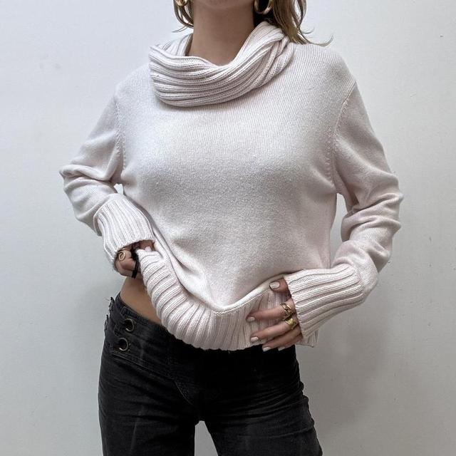 Slouchy knitted cashmere jumper