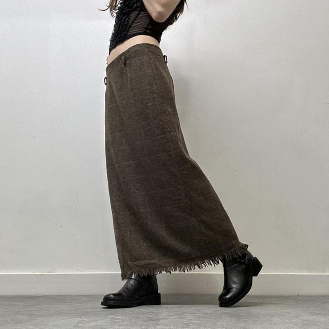 Preppy check tweed skirt