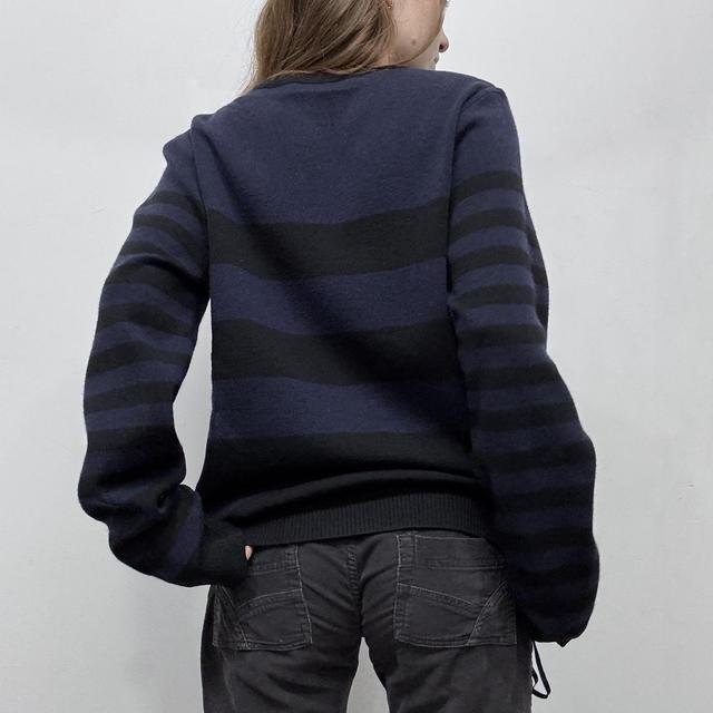 Striped Ami Paris oversized wool jumper