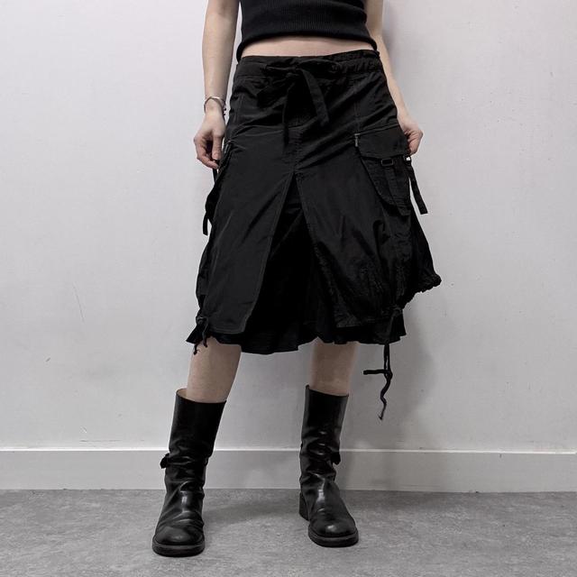 Grunge puff cargo grunge skirt