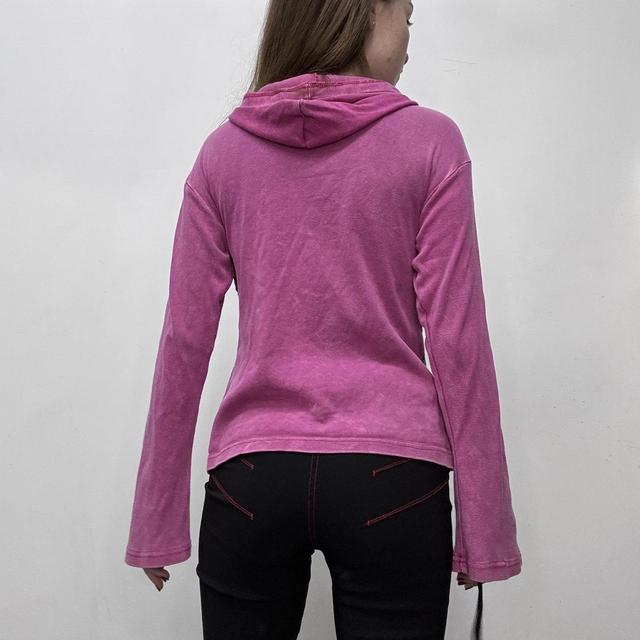 Flared hippie flower hoodie