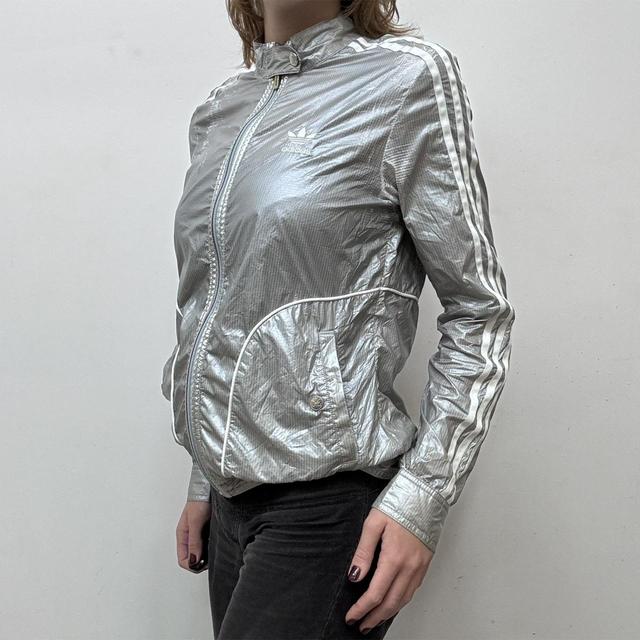 Vintage Adidas chrome jacket