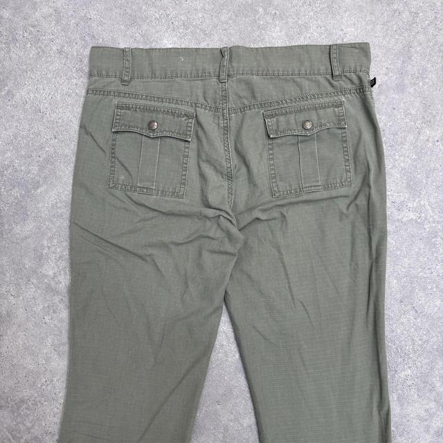 Khaki Ralph lauren cargo flared trousers