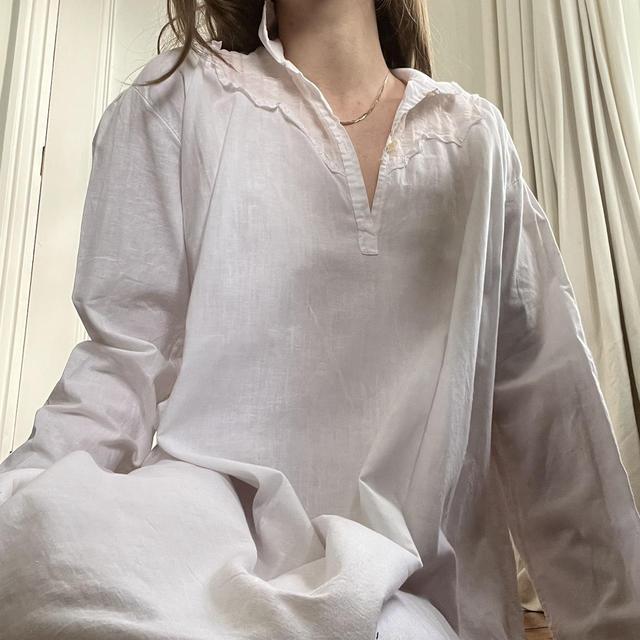 Vintage white Edwardian nightgown