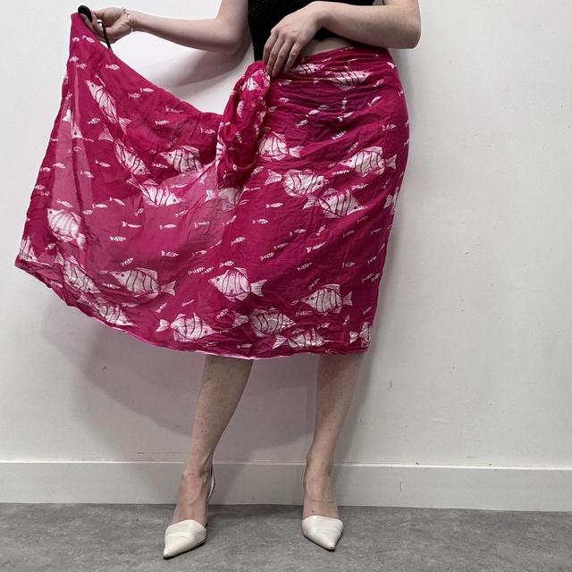 Vintage wrap skirt sarong