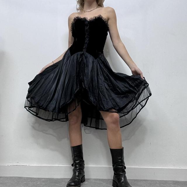 Gothic grunge corset dress