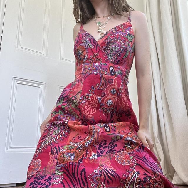 Paisley floral summer dress