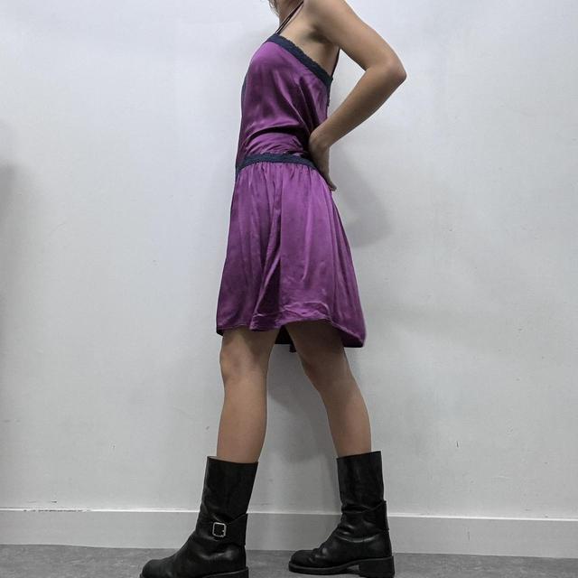 Silk lace slip dress