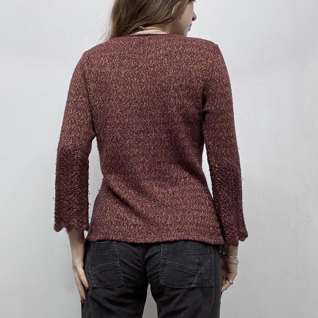 Flared purple gothic fairy jumper