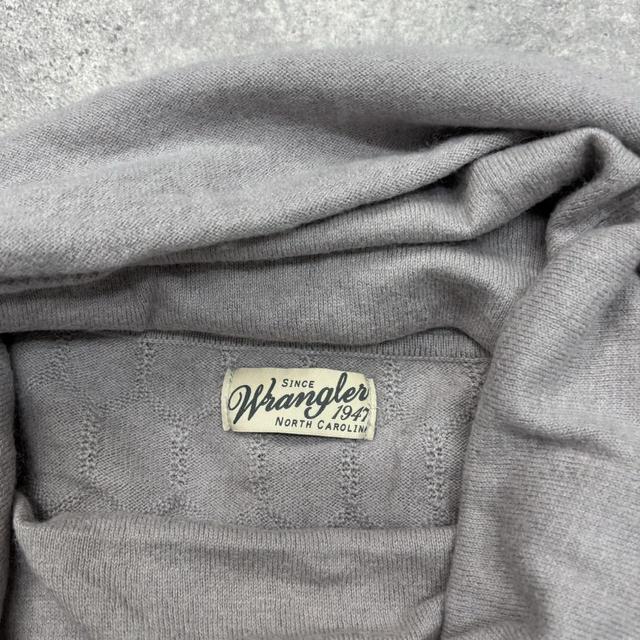 Grey wool slouchy mini dress