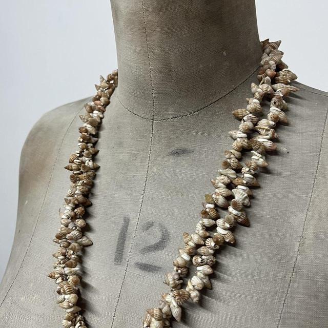 Shell boho beaded layered necklace