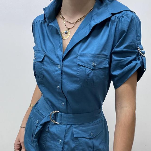 Vintage cargo fitted shirt