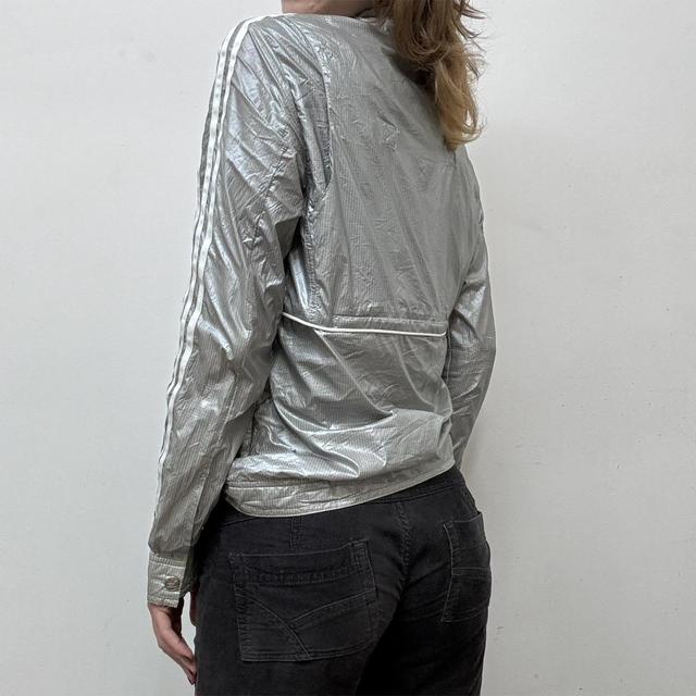 Vintage Adidas chrome jacket