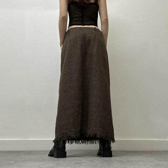 Preppy check tweed skirt