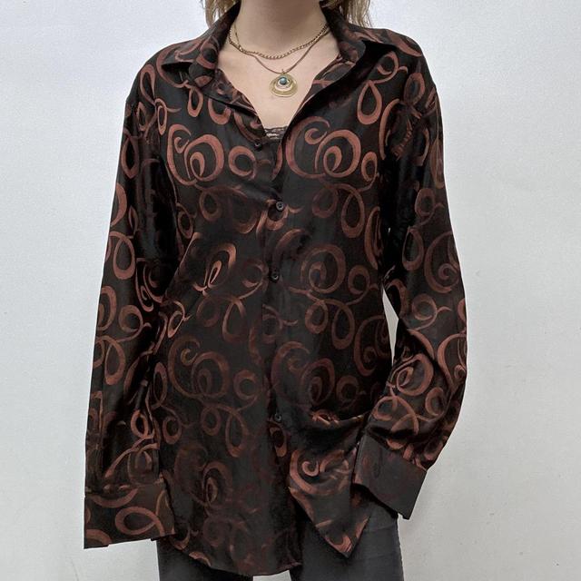 Vintage printed versace shirt