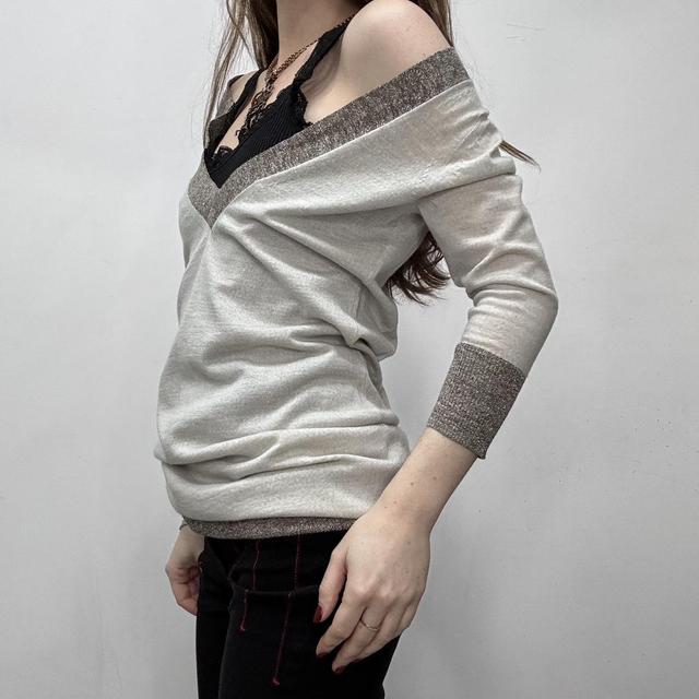 Slouchy wide neck allsaints jumper
