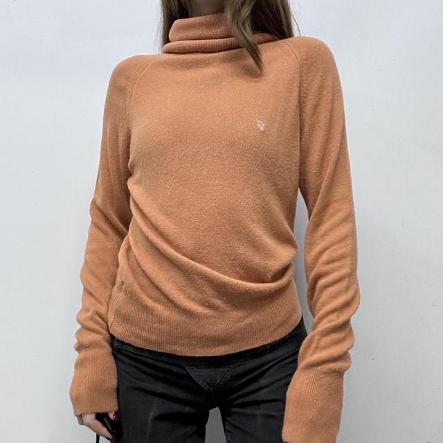 Vintage Dior knitted polo neck jumper